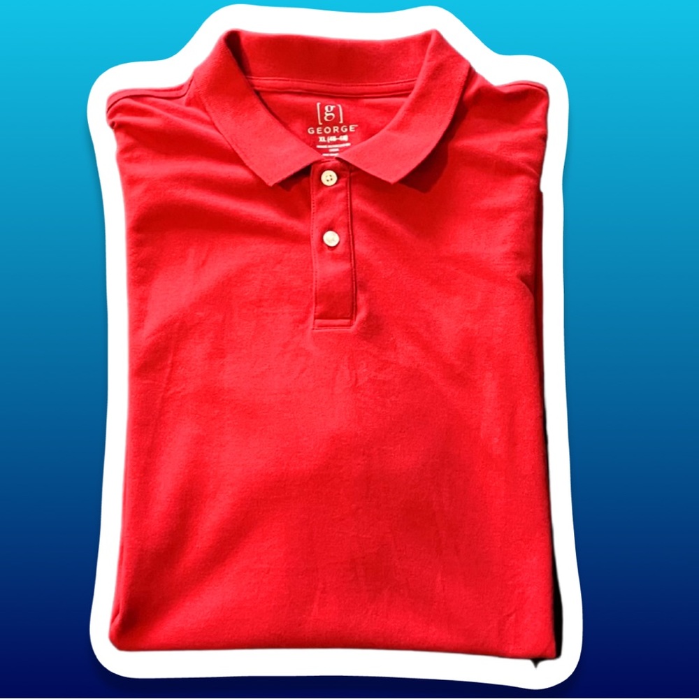 George Brand Polo Style Red Shirt